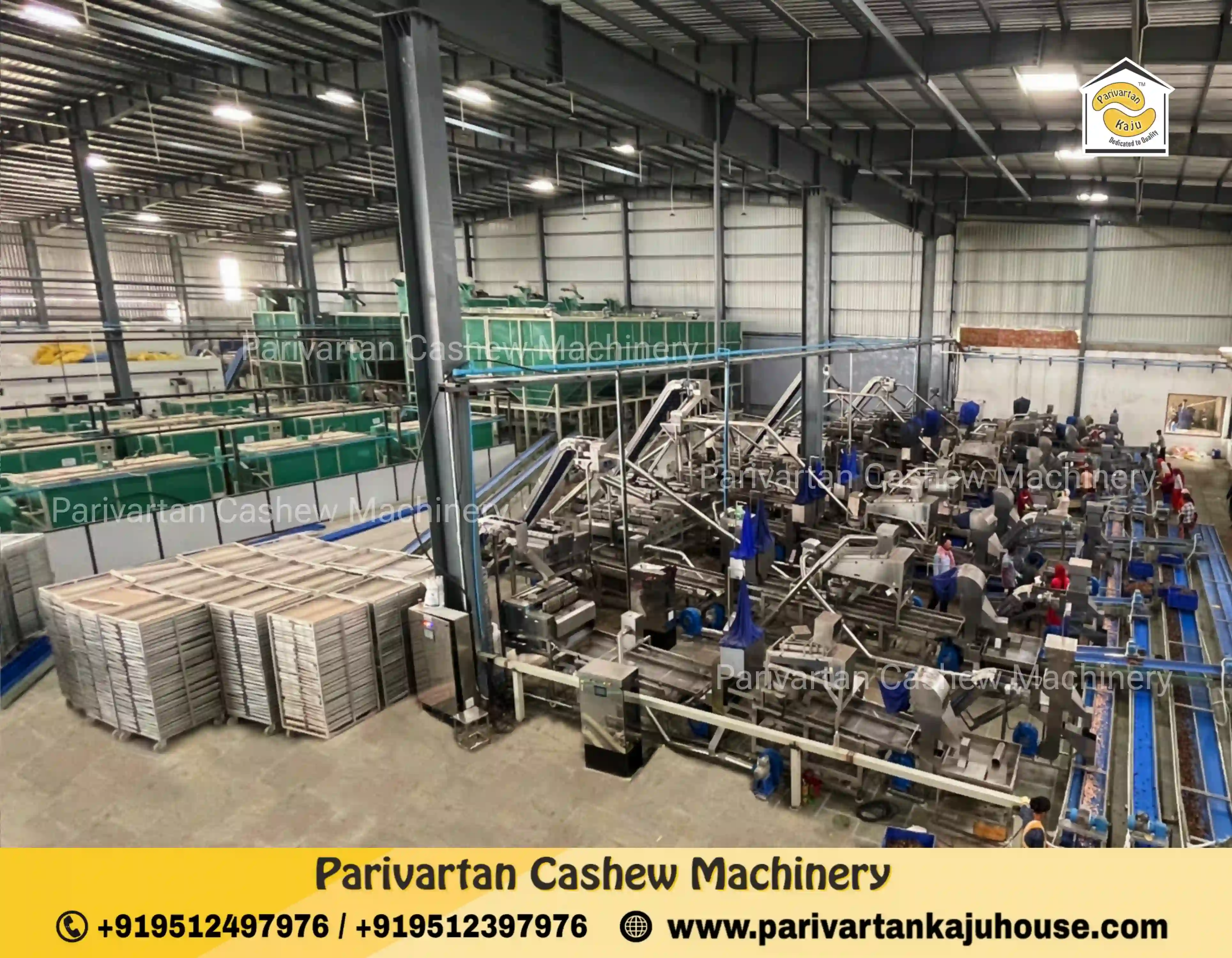 ULTRA MODERN CASHEW NUT PROCESSING PLANT SETUP