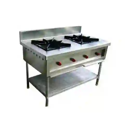 Commercial Two Burner Gas Stove