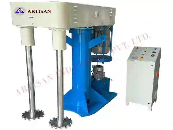 Twin Shaft Disperser- Hydraulic Lifting