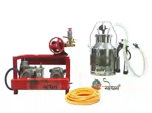 Double Power Single Bucket Milking Machine