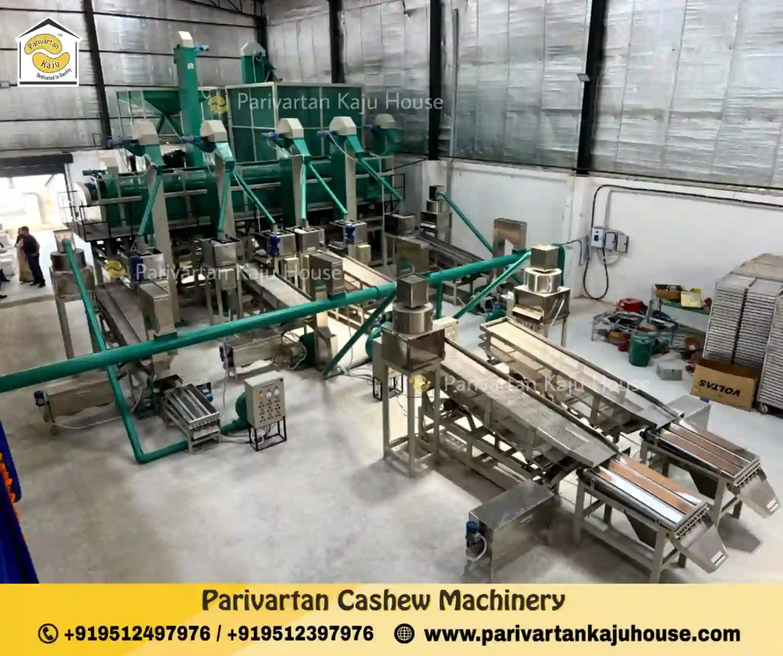 FULL AUTOMATIC CASHEW PROCESSING PLANT