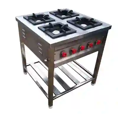 4 Burner Commercial Gas Stove