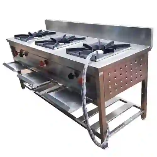 3 Three burner gas stove