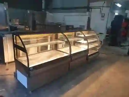 Curved Glass Display Counter